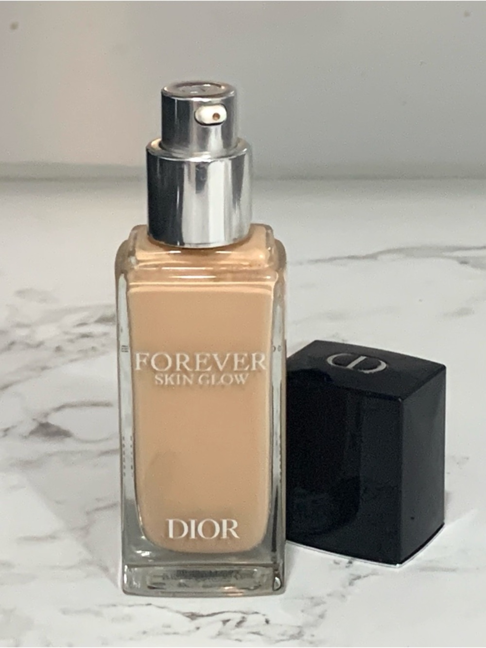 Dior Forever 1CR Skin Glow foundation, sampled
